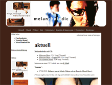 Tablet Screenshot of melancholodic.de